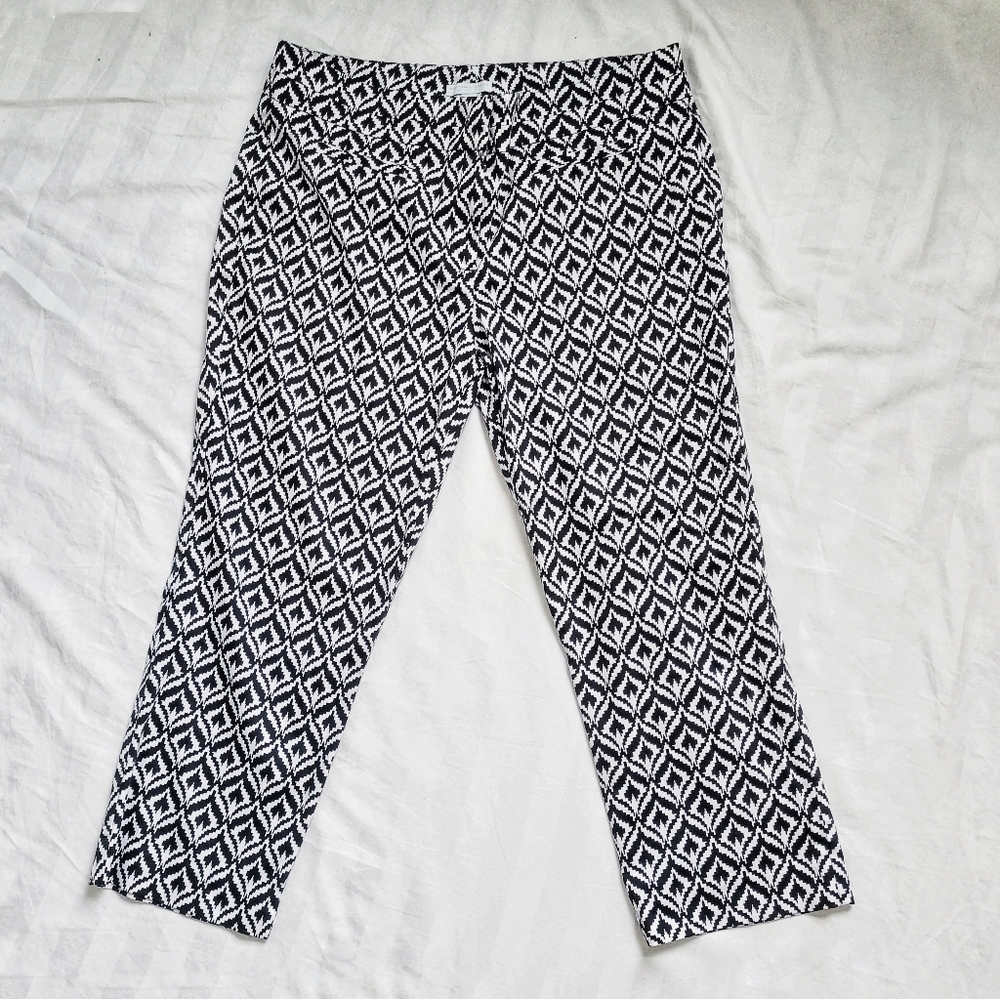 NY&C High Rise Capri Stretch diamond pattern 14